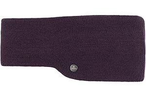 LIERYS Fascia Copriorecchie Fine Merino Donna Uomo Made in Germany Maglia Tre Strati Internamente Cotone