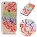 Produktbild iPhone 7 8 Hülle, E-Unicorn Handyhülle Apple iPhone 7 8 Hülle Transparent mit Muster 3D Blumen Mandala Silikon Durchsichtig Tasche Ultra Slim Dünn TPU Bumper Schutzhülle Stoßfest Hochwertigem Zubehör Set Etui Schale Back Case Cover Rückseite