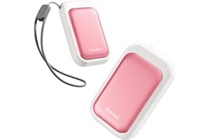OCOOPA AI Chauffe-Mains Magnétiques Rechargeables Lot de 2, 5000mAh Ultra-Fin Chaufferette Main Électrique, Cadeau Femme Homme pour Noël Anniversaire Accessoire Hiver, UT4 Young