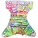 iZiv(TM) Newborn Organic Infant Waterproof/Adjustable/Reusable/Washable Pocket Cloth Diaper Fit Babies 0-3 Years(Fairy)