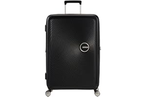 American Tourister Soundbox - Spinner M Erweiterbar Koffer, 67 cm, 71.5/81 L, Schwarz (Bass Black)