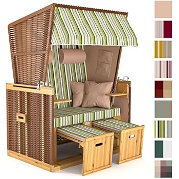 Amazon.de: XINRO® - XY-02 - Terrassen Strandkorb inkl. Premium