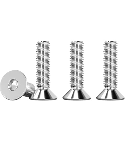 SECCARO 20 stuks verzonken schroeven M2x5 roestvrij staal V2A VA A2 DIN 965 met kruiskop / PZ volledige schroefdraad