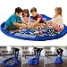 Produktbild TBoonor Kinder Aufräumsack Spieldecke Spielzeug Speicher Tasche Aufbewahrung Beutel Spielzeugaufbewahrung XL (Blau)
