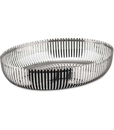 Alessi - Panier rond 21 cm - Noir - Boutique Crème