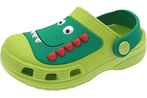 ChayChax Mignon Sabots Mules Enfant Chaussures de Jardin et Piscine Eté Pantoufles Maison Bébé Fille Garçon Sandales de Plage Antidérapant Chaussons Intérieur et Extérieur