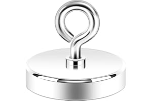 Neosmuk Magnet Stark, 140kg Groß Sehr Starker Magnet, Super Neodym Großer Magnets,Hochleistungsmagnet Ideal für Magnets Fischen.