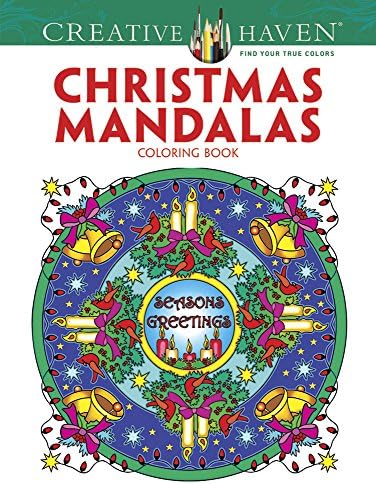 Creative Haven Christmas Mandalas Coloring Book