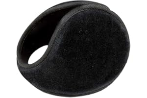 Fliyeong 1 STÜCKE Unisex Weichem Plüsch Ohrenschützer Verdicken Ohrwärmer Abdeckungen Anti-Kaltes Gehörschutz für Outdoor-Aktivitäten Schwarz