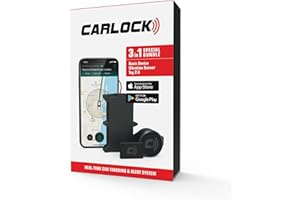 CARLOCK Sistema di Sicurezza Antifurto per Auto - Localizzatore GPS cablato per auto, Sensore di Vibrazione e TAG per Auto - Sistema di Allarme - App Mobile e avvisi Istantanei - Tracker per Veicoli
