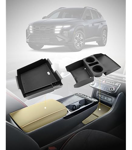 Center Console Organizer Compatible With Hyundai Tucson 2025