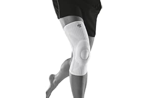 BAUERFEIND Bandaż na kolano "Knee Support" z pierścieniem silikonowym, do noszenia na prawo i w lewo