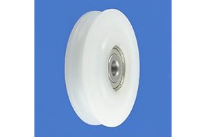 ZSCALE ZAB-S C80/10LL Profil- Kunststoffrolle mit Kugellager für Seil Polyamid Ø71-Ø200 Rollen (C80/10LL)