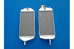 FSMOTO Radiatore in Alluminio Per Gas Gas GasGas MX/SM/EC 125/200/250/300 2007-2017 EC200 EC250 EC300 E/F/R/4T/Hobby/Replica