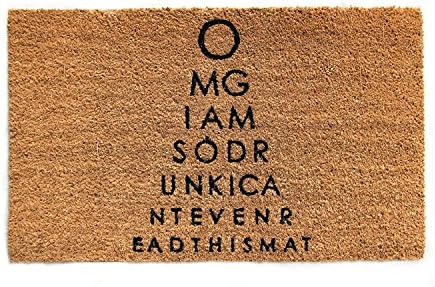 Onlymat Coir Door Mat (Brown, 45x75 cm)