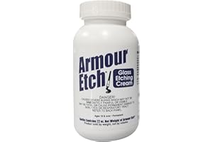 Armour Etch Glass Etching Cream - Create Stunning Designs on Glass Surfaces - Etching Cream for Glass by Armour Products - 22 oz Net Weight