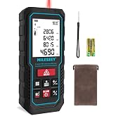 MILESEEY 70M Laser Rangefinder with Phone App, Indoor Laser Meter | Accuracy &plusmn; 2mm, with Electronic Angle Sensor, Pythagoras,