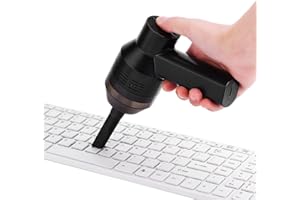 VBESTLIFE Mini Aspirapolvere portatile ricaricabile Keyboard Cleaner con tastiera portatile per pulizia Polvere, capelli, briciole, scarti per PC desktop, pianoforte, computer, auto e animali domestic