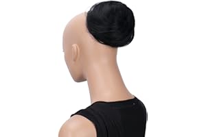 CAISHA by PRETTYSHOP Chignon Posticcio Treccia Hepburn-Bun Capelli Elastici Updo DCX
