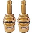 JKC Jaguar Tap Spindle for Water tap Spares and Accessories Parts for Jaquar Type Tap (Queen Type) (Left & Right for Double Lever Basin Mixer)