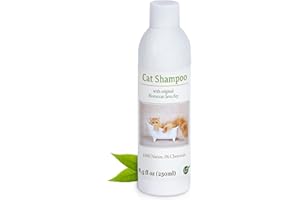 LT-NATURPRODUKTE Champú para Gatos | Orgánico | Libre de químicos y jabones | Hipoalergénico | contra el picor | con Tierra de Lava marroquí Original | 250 ml | para pelos Cortos y Largos | para Pelo Brillante