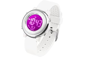 VenSten Kids Digital Sport Waterproof Watch for Girls Boys, Kid Sports Outdoor LED Electrical Watches with Luminous Alarm Stopwatch Child Wristwatch