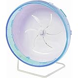 Hamster Running Wheel Silent Spinner Hamster Fitness Wheel Small Pet Exercise Wheel with Stand (22 * 22 cm)