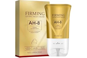 OLYMGROW Ah-8 Firming Neck Cream with Roller, Tighten, Lift & Reduce Wrinkles. Features Double Roller Massage to Smooth Fine Lines & Double Chin. Firms Sagging Skin for a Youthful, Sculpted Neck