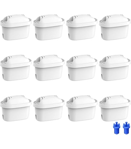 GOLDEN ICEPURE Waterfilter 12 Stuks - Compatibel Met Brita Maxtra+ & Mavea