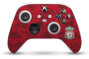 Head Case Designs Officially Licensed Liverpool Football Club Crest Red Camouflage Art Vinyl Sticker Gaming Skin Decal Cover Compatible With Xbox Series X/S Controller