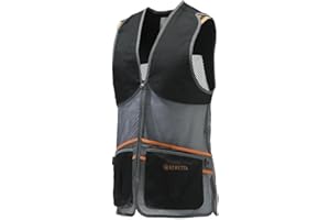BERETTA Gilet de tir Full Mesh - Noir & Gris