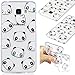 Produktbild Ooboom® Samsung Galaxy A3 2016 Hülle Transparent TPU Silikon Ultra Dünn Durchsichtig Schutzhülle Handy Tasche Case Backcover für Samsung Galaxy A3 2016 - Panda