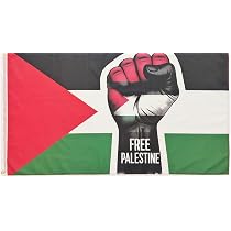 2 Bandiere Palestina 90x150 Cm – Poliestere 100% – Doppia Cucitura – 2 Occhielli Metallo – Resistente Vento