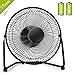 Produktbild FITFIRST USB Ventilator Wiederaufladbare 28cm Metall Tischventilator mit 4400mAh Batterien,tragbare Lüfter Desk Fan 2 Geschwindigkeiten, Rotorblätter aus Kunststoff für Hause Büro