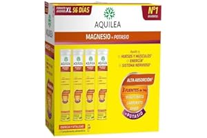 AQUILEA Magnesio+Potasio Efervescente 56 tabletas efervescentes