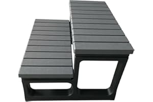 ‎JET-LINE Jet-Line® | Pooltreppe | Einstiegstreppe für Whirlpool | Aussenwhirlpool | Spa | Treppe mit 2 Stufen | Einstieg | Außentreppe Spa | spa-treppe im freien | Robust