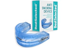 BESTSELECTED Anti Snoring Mouth Guard Device: Anti Snoring Devices Sleep Apnea Mouthpiece - Adjustable Snore Stopper Mouth Guard - Stop Snoring Aids for Women Men