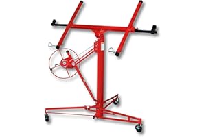 Mighty Heavy Duty Tool Drywall Hoist Caster 11FT Lift/Lifter Plaster Board Panel