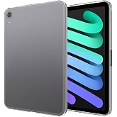Apple iPad Mini 7 Mini 6 ile uyumlu Kılıf Tablet Hibrit Silikon Case Kapak 2021-2024 Renksiz