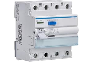 Hager CDA440D RCD 4P 40A 30mA 6kA tipo A