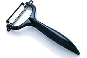 KYOCERA - CP10NBK - Eplucheur rasoir noir avec lame céramique ultra tranchante - matériau sain qui ne rouille pas et n'oxyde pas les aliments