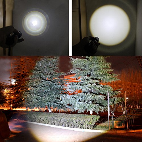 iMing Super Helle LED Taschenlampe Standard Fackel Tactical Handheld Taschenlampen für Camping Outdoor (2er Pack) - 6