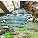 Produktbild Lifme Benutzerdefinierte Jede Größe 3D Bodenbelag Pvc Wandbild Tapete Wasserfall Landschaft 3D Bodenaufkleber Wasserdicht Selbstklebende Foto Wand Papier-200X140Cm