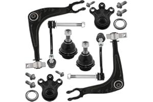 TEILEX GERMANY Kit bracci di sospensione anteriore compatibile per PEUGEOT 407 508 composto da 8 ricambi auto