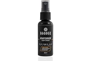 Raquex Enforce Grip Spray 50ml / 200+ Applications – Racket Grip Spray for Dry, Sweat-Free Hands. For Tennis, Squash, Padel, Pickleball, Badminton, Hockey, Cricket, Rugby