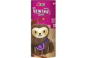 Avenir 7 Perezoso Faultier Nähset für Kinder, bunt