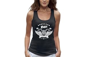 PIXEL EVOLUTION Débardeur American Rider - Custom Motorcycles - Bikers Femme