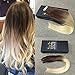 Sunny 50g/20pcs Dark Brown to Bleach Blonde Skin Weft Human Hair 100% Remy dip dyed Tape in Hair Extensions 14inch