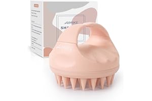 ‎AIMIKE AIMIKE Kopfhaut Massagebürste, Shampoo Bürste mit Weichem Silikon, Kopfmassage Bürste für Peeling und Stimulieren das Haarwachstum, Reduziert Schuppen, Scalp Massager für Nass & Trocken Haar, Rosa