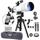 Teleskop 333x &Ccedil;antalı Astronomik G&ouml;ky&uuml;z&uuml; Ay Doğa Teleskobu Tripod Telefon Tutucu Ay+G&uuml;neş Filtresi